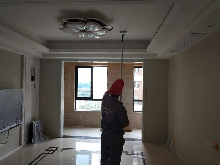 客廳頂面滾筒全方位施工 客廳頂面滾筒全方位施工