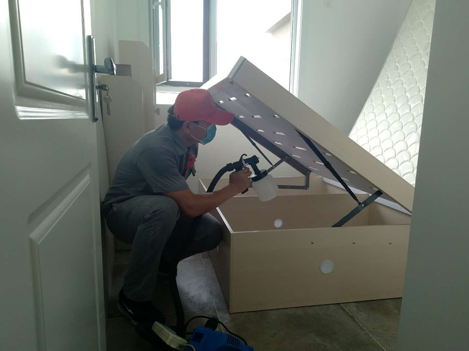 臥室床架全方位噴涂治理 臥室床架全方位噴涂治理