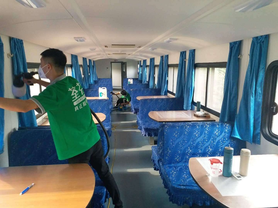 車內過道窗簾全方位噴涂治理 車內過道窗簾全方位噴涂治理