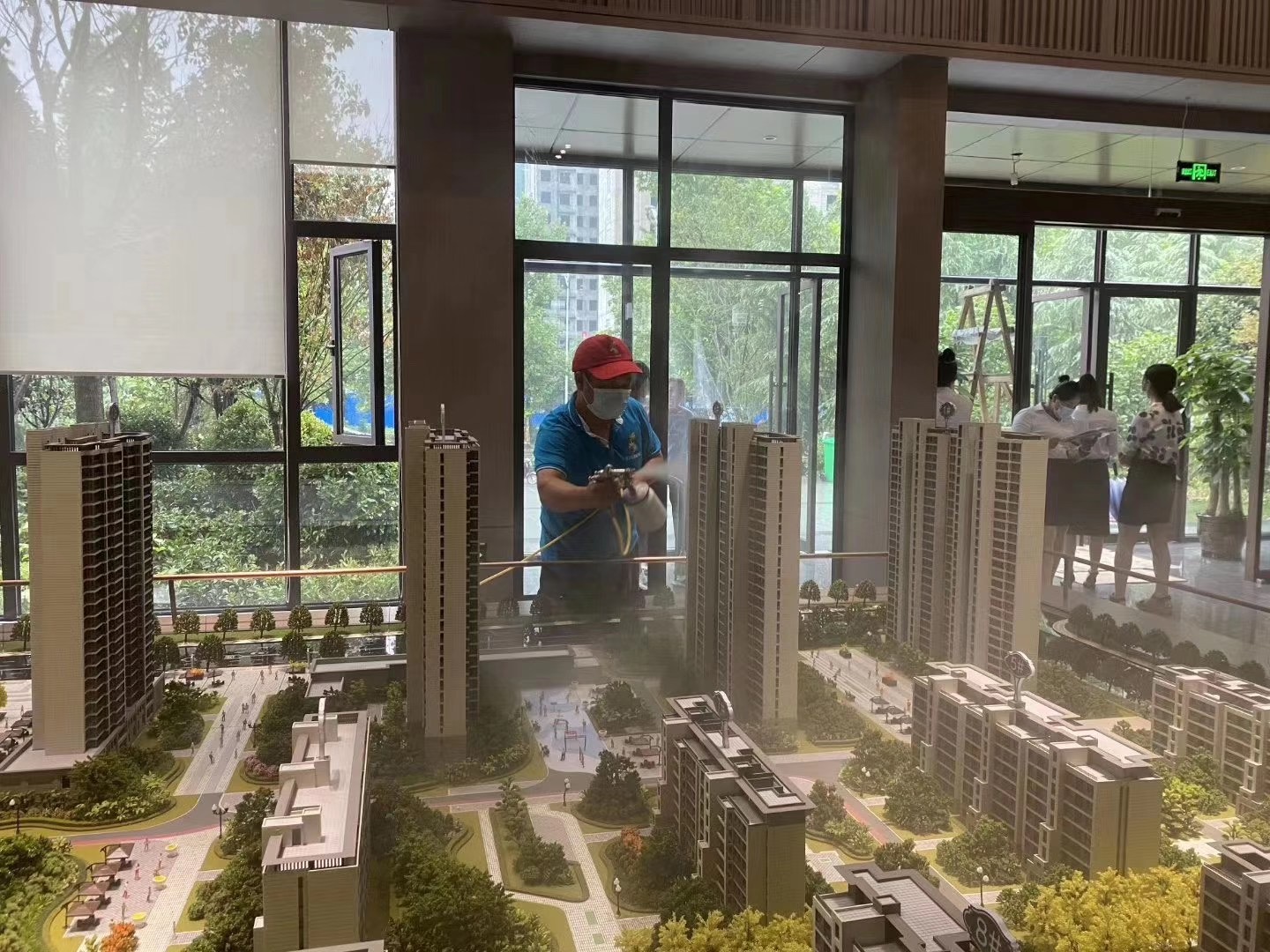 售樓部沙盤(pán)除甲醛施工 售樓部沙盤(pán)除甲醛施工