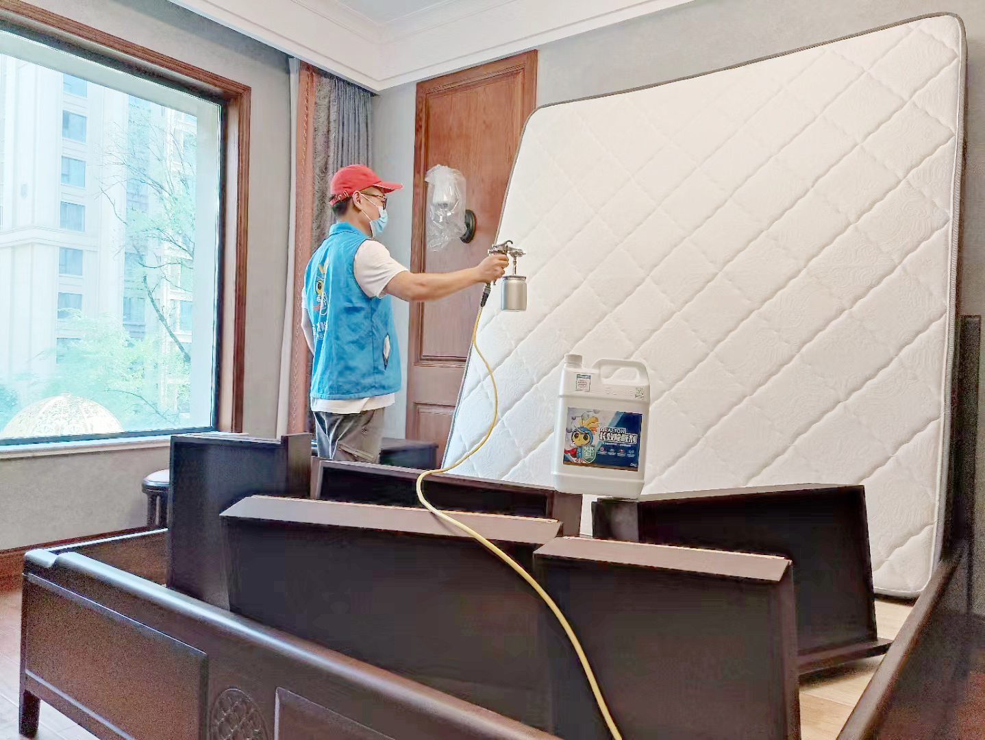臥室床墊噴槍施工治理 臥室床墊噴槍施工治理