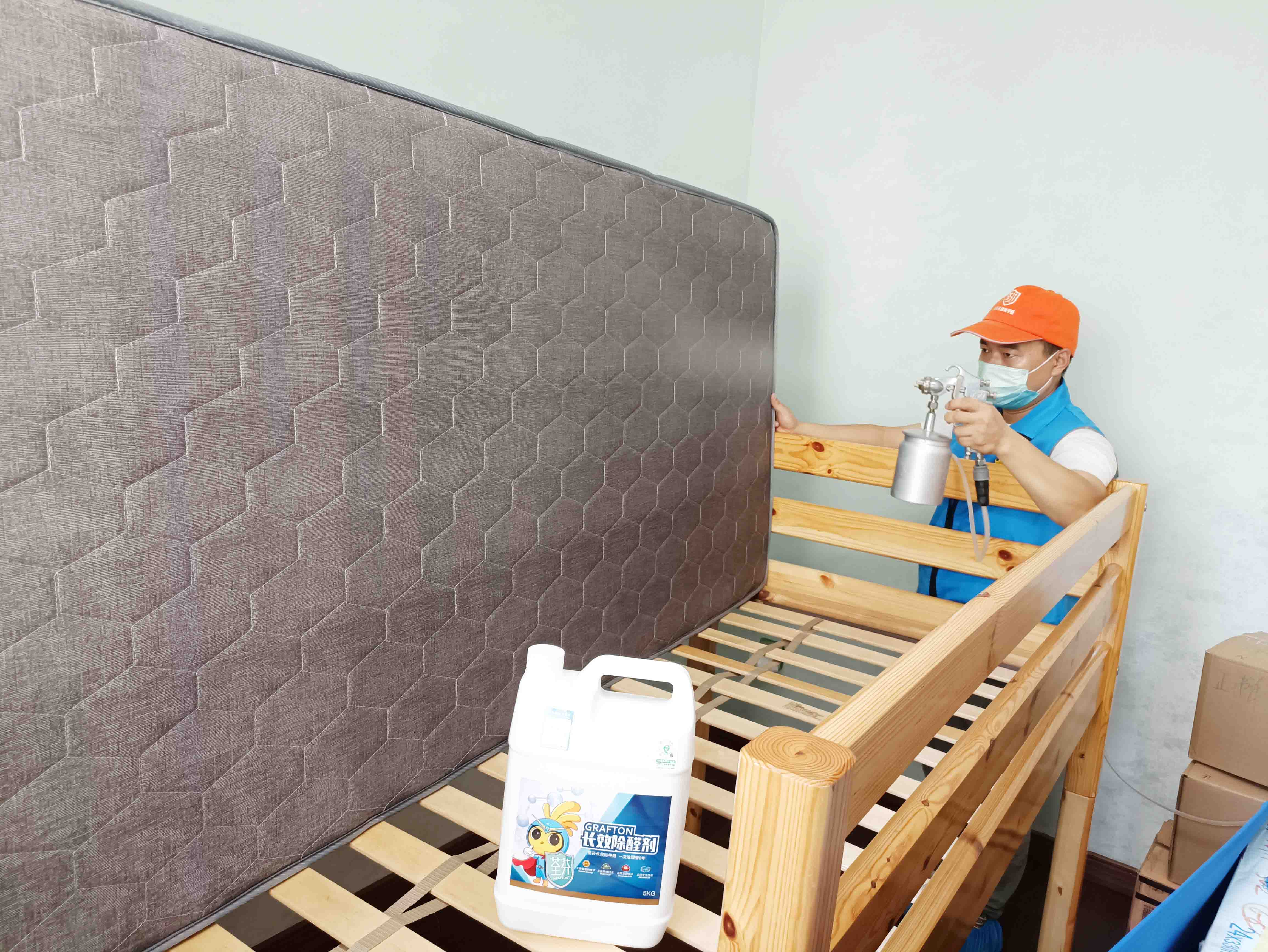 兒童房床架床墊噴槍精細化施工治理 兒童房床架床墊噴槍精細化施工治理